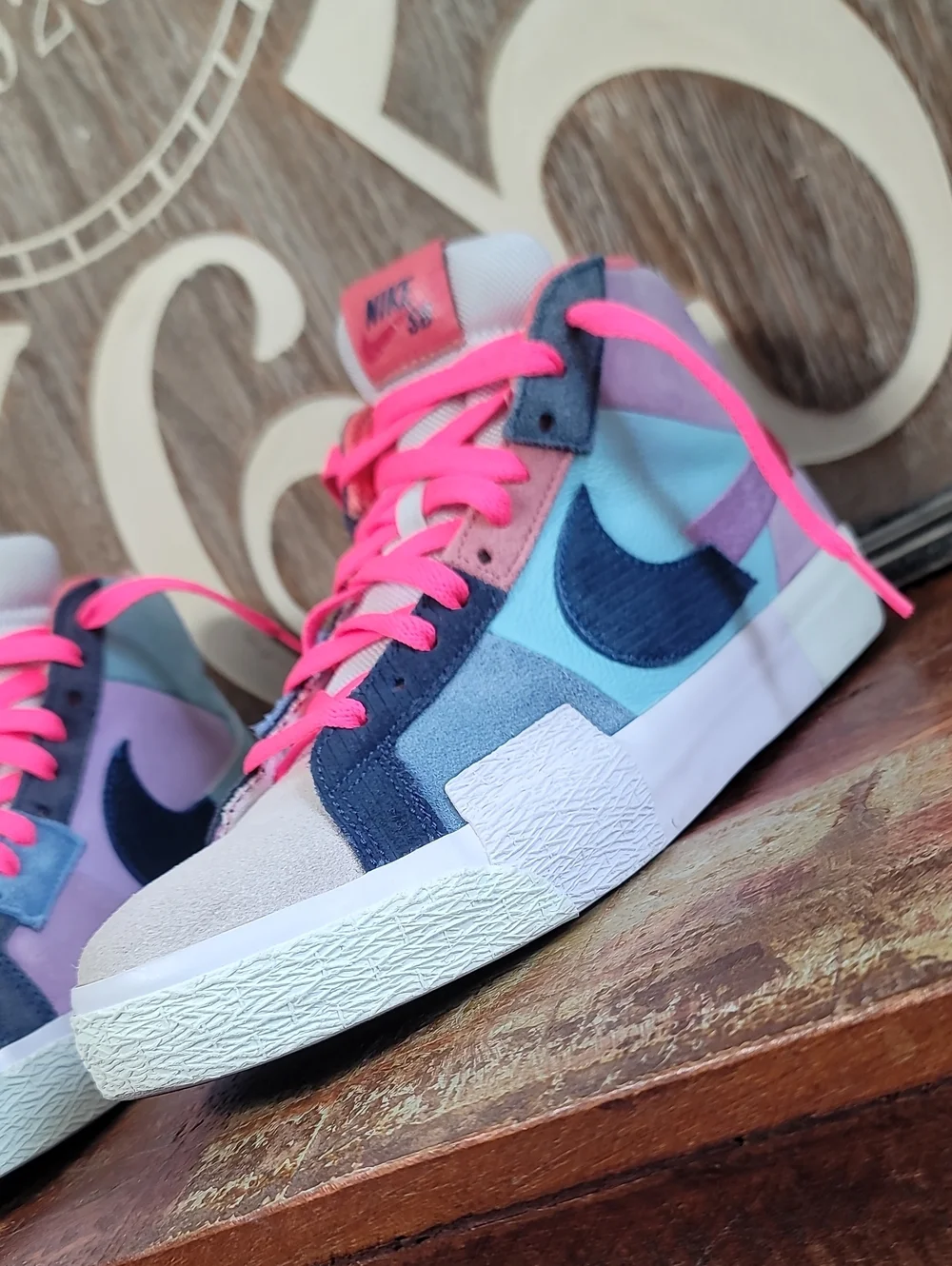 Nike Zoom Blazer Mid Premium SB 'Mosaic Pack-Multi' Wmns 9.5 Great Condition